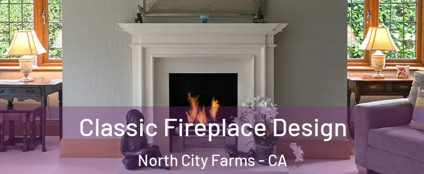 Classic Fireplace Design North City Farms - CA