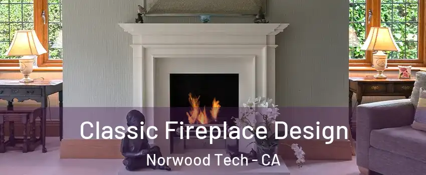 Classic Fireplace Design Norwood Tech - CA