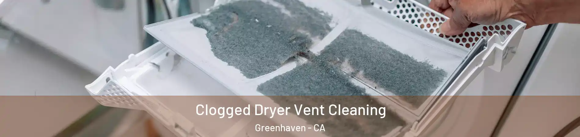 Clogged Dryer Vent Cleaning Greenhaven - CA