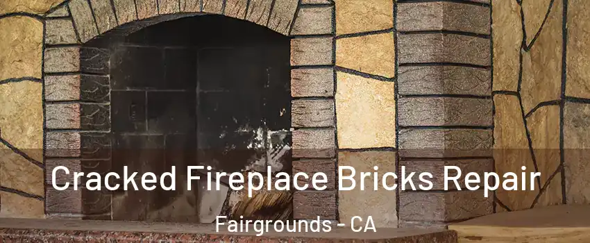 Cracked Fireplace Bricks Repair Fairgrounds - CA