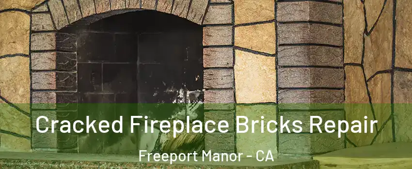 Cracked Fireplace Bricks Repair Freeport Manor - CA