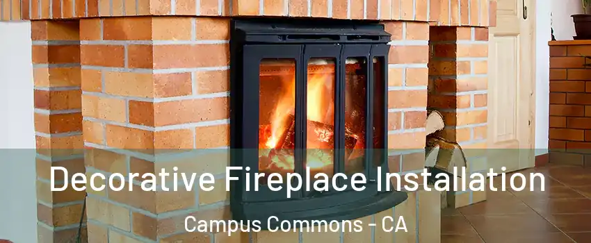 Decorative Fireplace Installation Campus Commons - CA