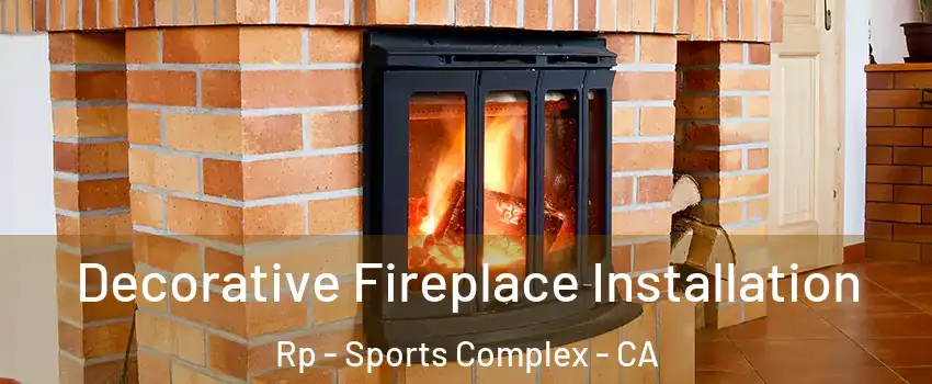 Decorative Fireplace Installation Rp - Sports Complex - CA