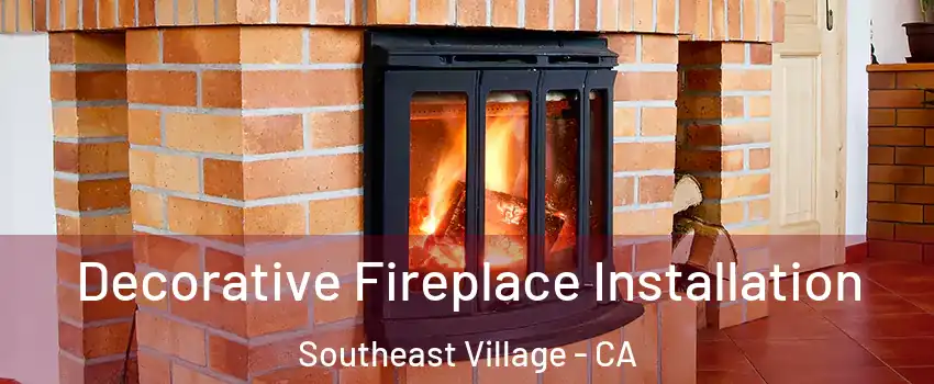 Decorative Fireplace Installation Southeast Village - CA