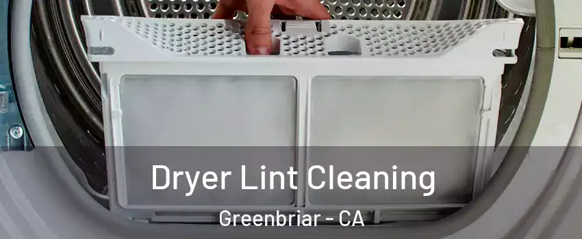 Dryer Lint Cleaning Greenbriar - CA