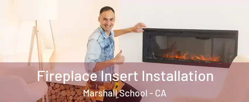 Fireplace Insert Installation Marshall School - CA