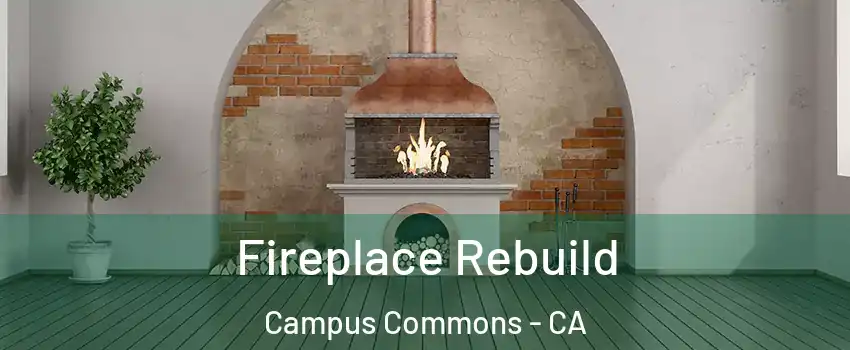 Fireplace Rebuild Campus Commons - CA