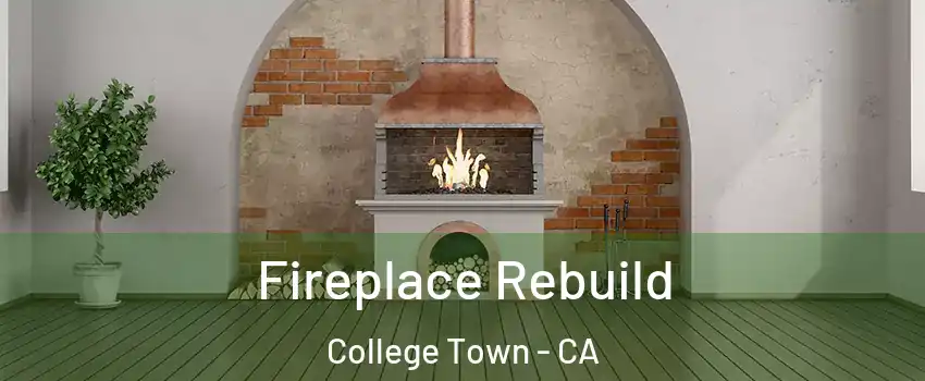 Fireplace Rebuild College Town - CA