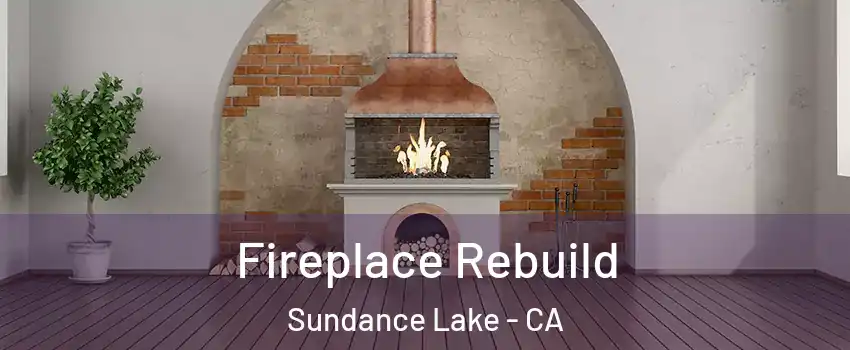 Fireplace Rebuild Sundance Lake - CA