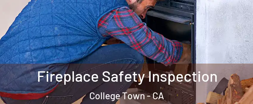 Fireplace Safety Inspection College Town - CA