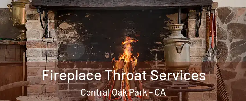 Fireplace Throat Services Central Oak Park - CA