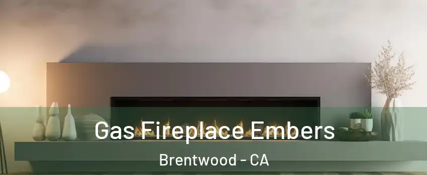 Gas Fireplace Embers Brentwood - CA