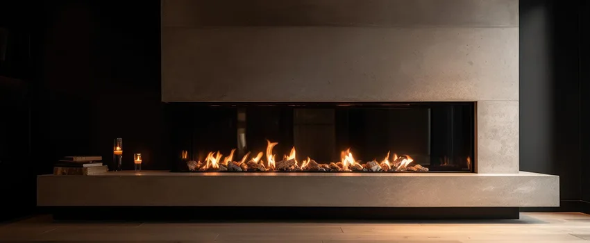 Gas Fireplace Ember Bed Design Services in Ramona Village, California