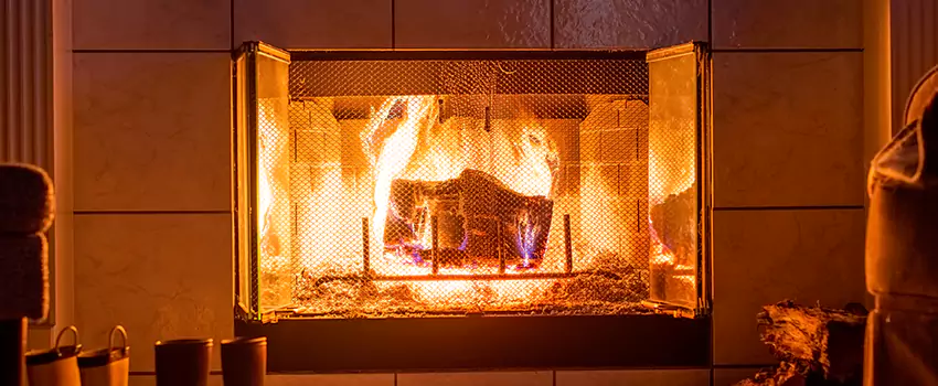 Mendota Hearth Landscape Fireplace Installation in Natomas Creek, California