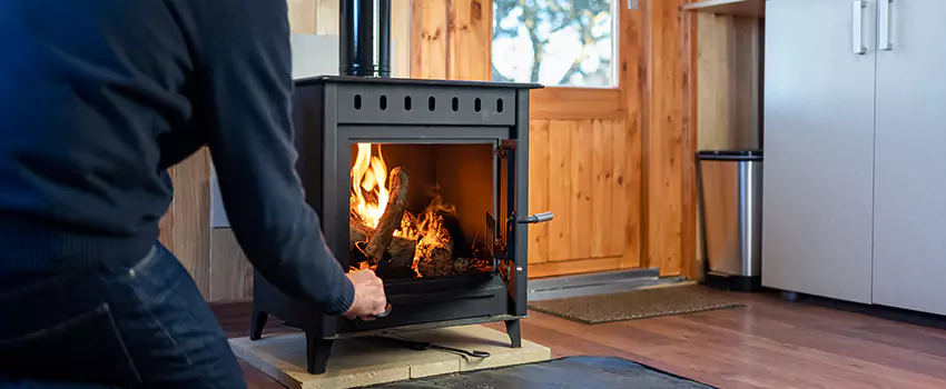 Open Hearth Wood Fireplace Installation in South City Farms, CA