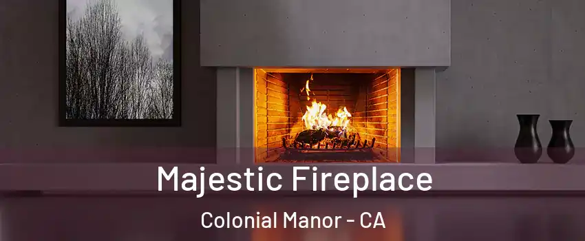 Majestic Fireplace Colonial Manor - CA